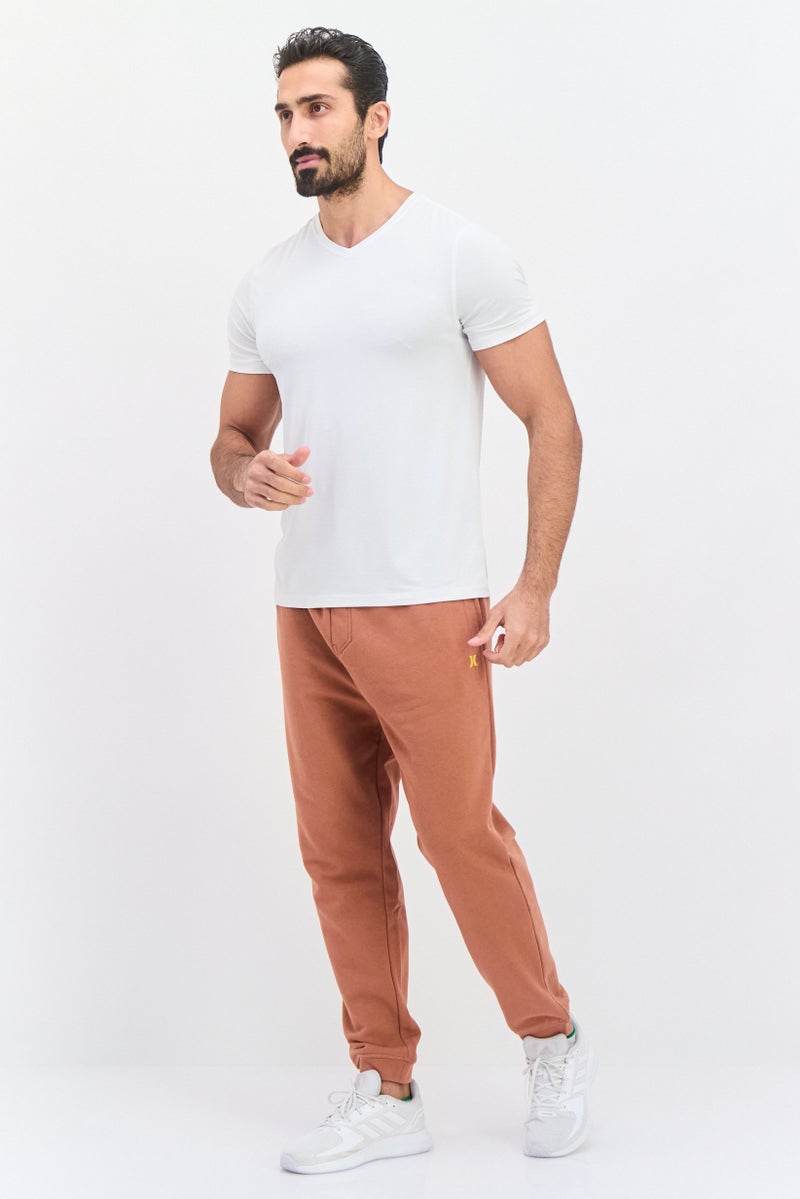 Hurley Men Sportswear Fit Training Sweatpants, Rust  - Image 4