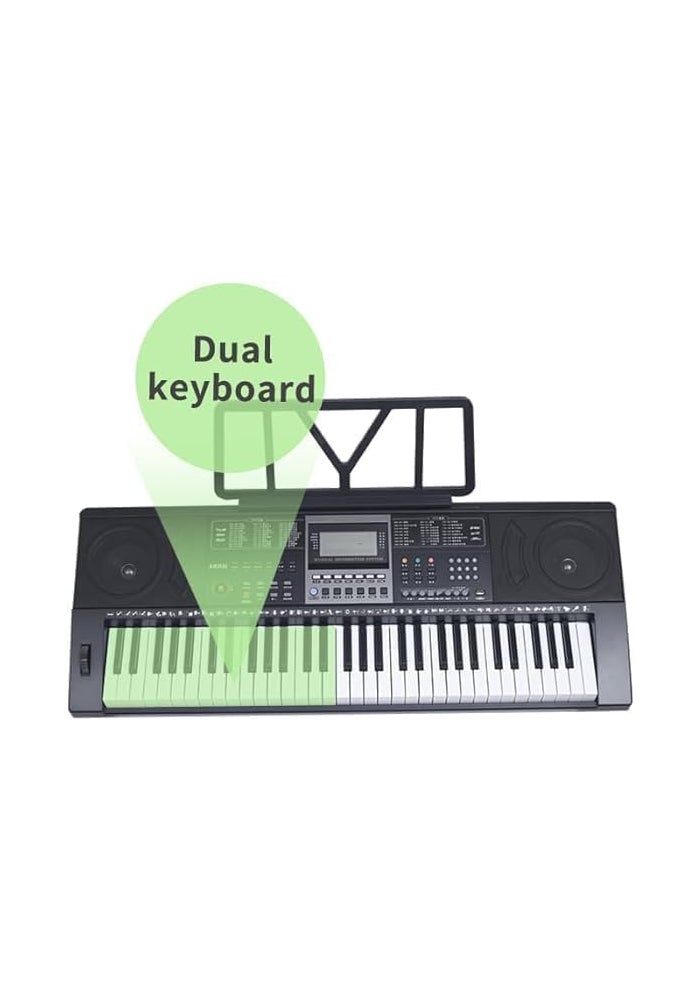 AIRESI Aiersi Professional MIDI 61 Keys Electronic Keyboard - Image 5