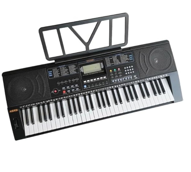 AIRESI Aiersi Professional MIDI 61 Keys Electronic Keyboard - Image 1
