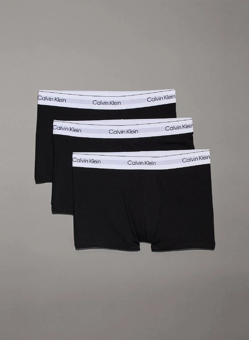 CALVIN KLEIN 3 Pack Trunks - Icon Cotton Stretch