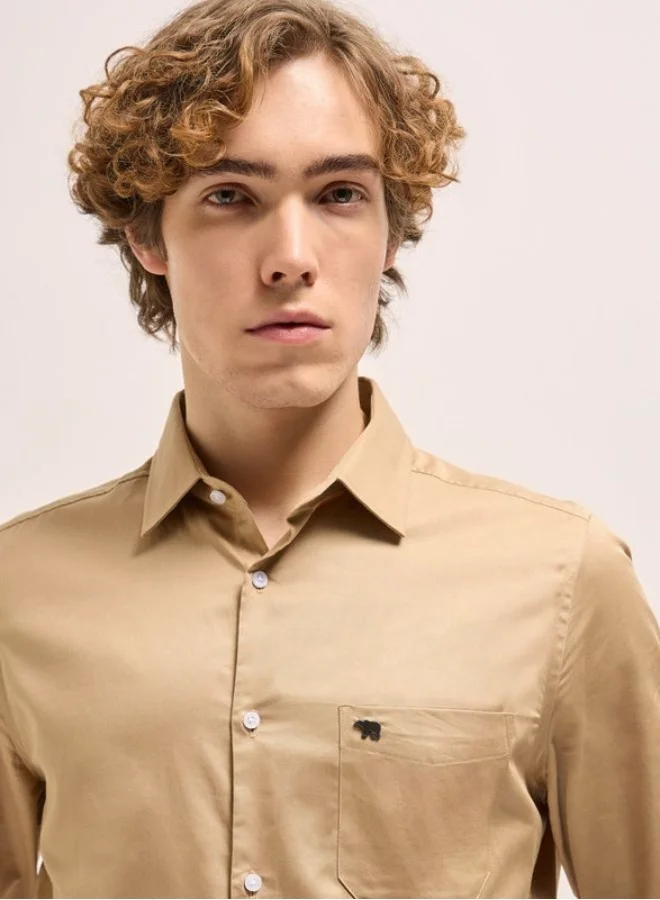 THE BEAR HOUSE Men's Shirt for Casual and Formal Wear | Classic Button-Down Style for Office, Daily Use, Travel, Events & All-Season Outfits | Versatile & Stylish Wardrobe Essential for Every Occasion