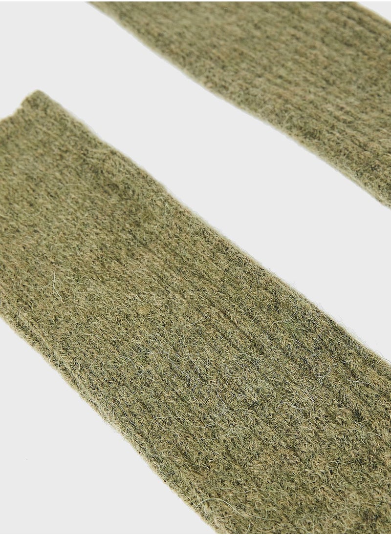 SELECTED FEMME Knit Fingerless Gloves  - Image 3