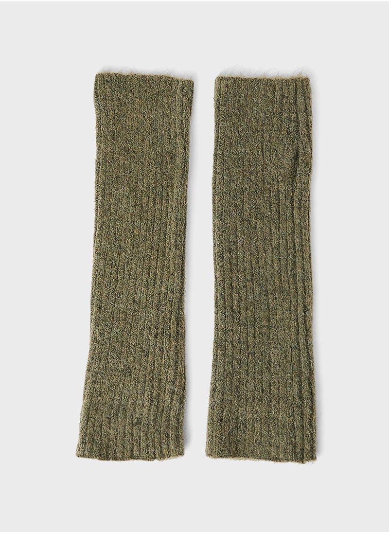 SELECTED FEMME Knit Fingerless Gloves  - Image 2