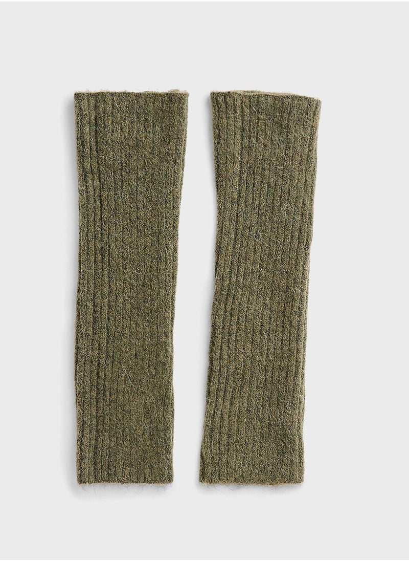 SELECTED FEMME Knit Fingerless Gloves  - Image 1