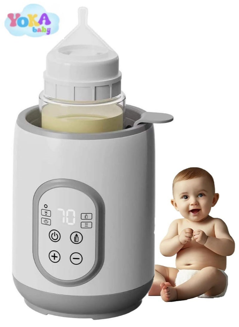 يوكا مُدفِئ و مُعقِّم زجاجات الأولاد الذكي العالي الجودة - تسخين سريع مع مؤقت | تذبيد و حفاظ على الدفء لليخنة الأم / الأطعمة الصناعية و Банды الأطعمة الطفولية - Image 1