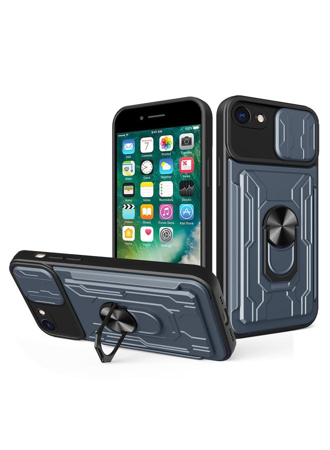 S-TOP Case For iPhone SE 2022 / SE 2020 / 8 / 7 Sliding Camshield Card Phone Case - Image 1
