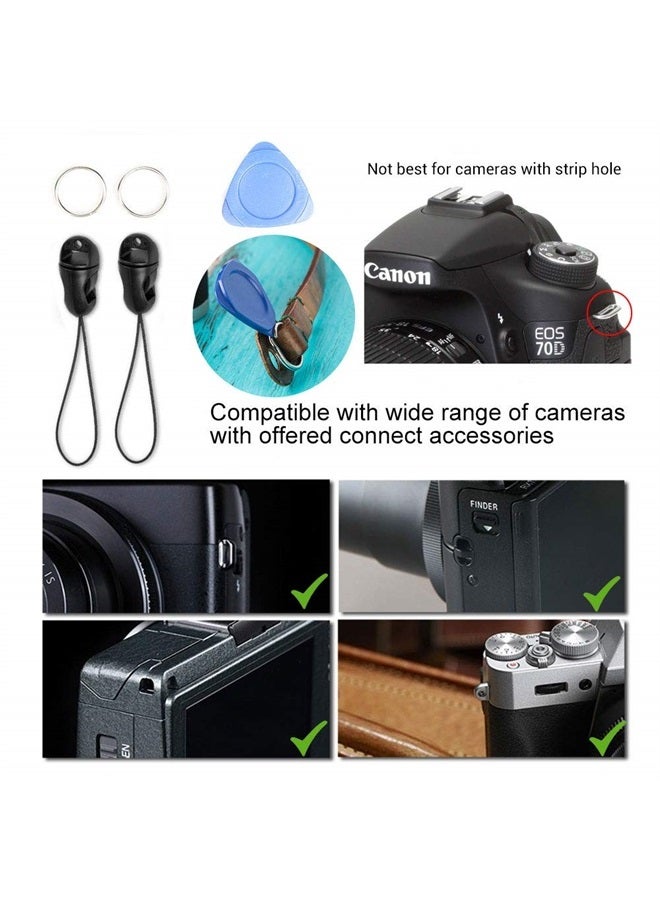CANPIS CP006 Camera Shoulder Neck Strap Brown, Four Stage Buckled Adjustable Length compatible with Mirrorless Compact Cameras - Image 2