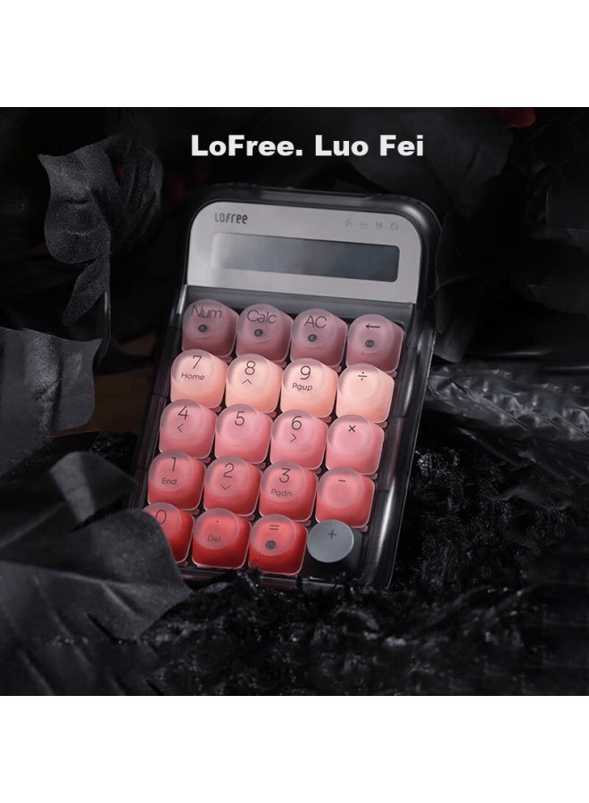 Lofree Black Tube Lipstick Wireless Bluetooth Mechanical Numeric Keypad High-value External Computer Calculator For Women - Image 1
