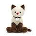 Plushland Realistic Stuffed Cat and Dog Plush PuppyStuffed Animals Plush Toys Collar Realistic Premium Pawpal Stuffed Puppy Cats and Dogs Toy for Boys and Girls 8 Inches Siamese Kitty with Collar - Image 2