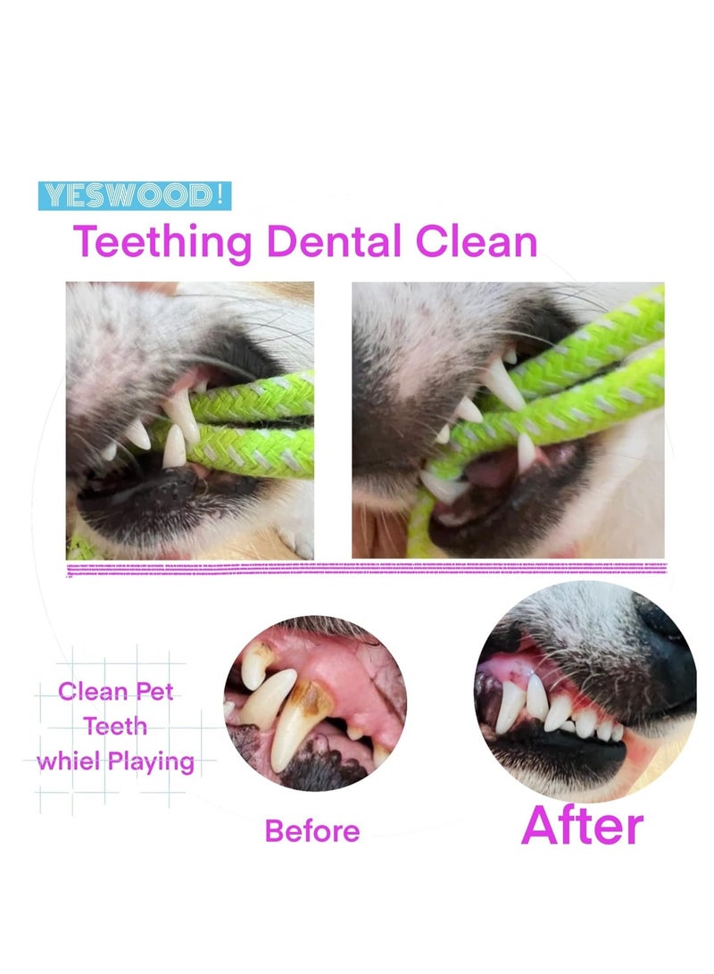 Tug of War Dog Toy Small Breed,Dog Ball with Rope,Rope with Ball Attached for Small and Medium Dogs, Ball On Rope Dog Toy,Rope Ball Dog Toy,Puppy Interactive Gift - Image 5