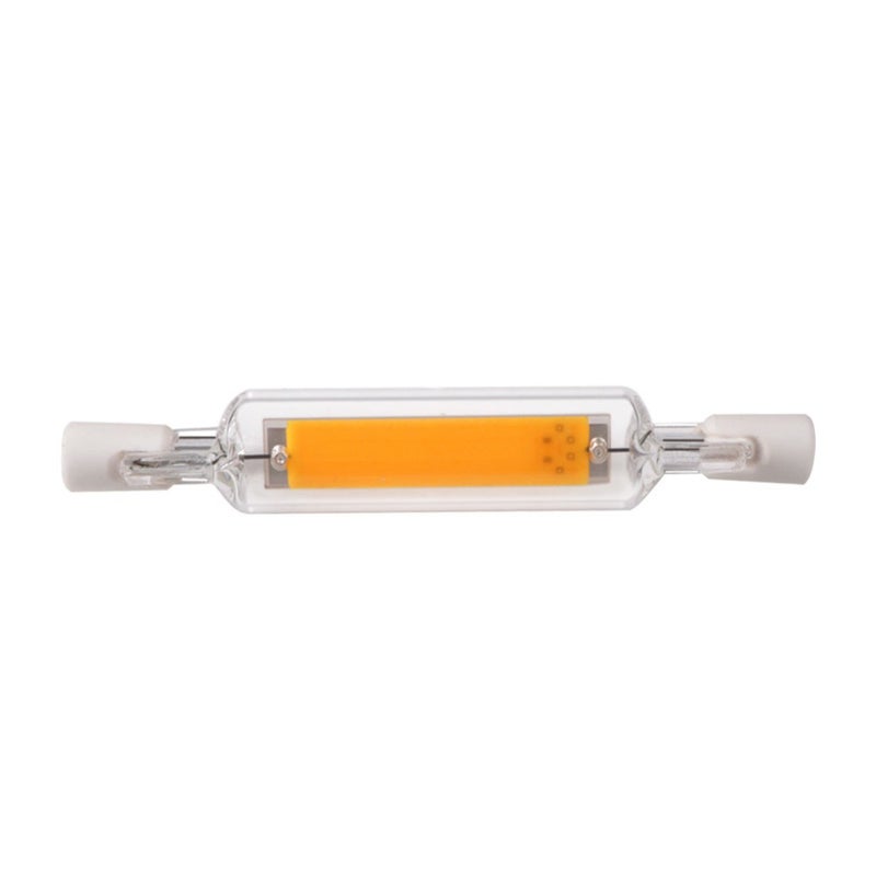 مصباح LED COB أنبوب زجاجي R7S 78 مم 5 واط أبيض دافئ AC110V بديل لمصباح الهالوجين - Image 3