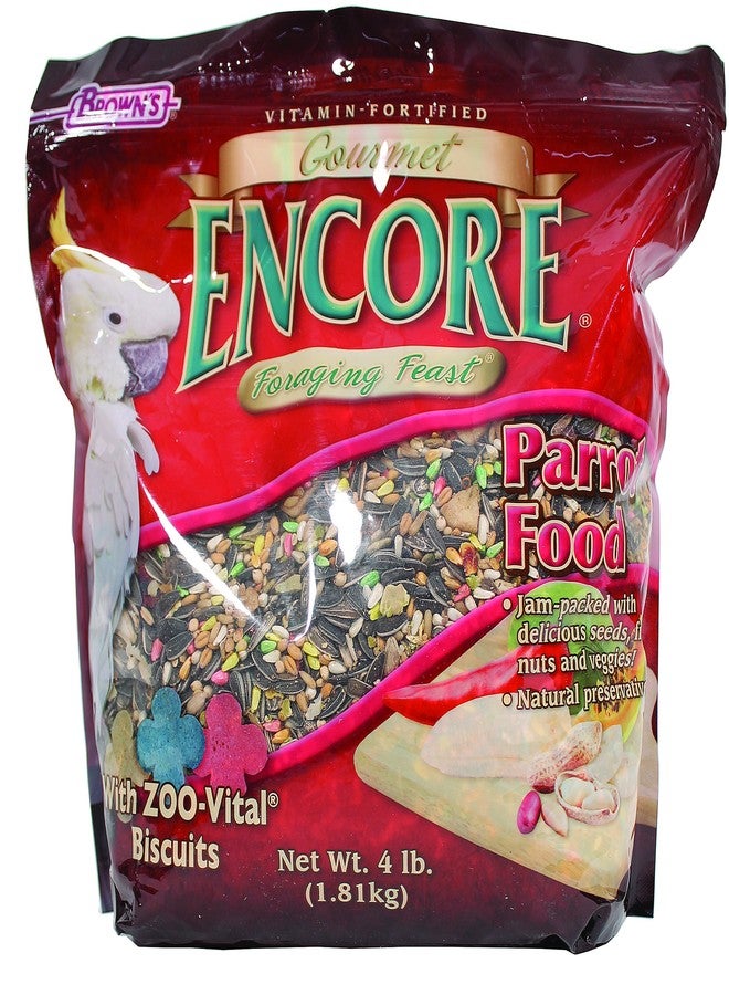 BROWN'S F.M. Brown's Encore Gourmet Parrot Food, Net Wt 4 lb (54045-0) - Image 1