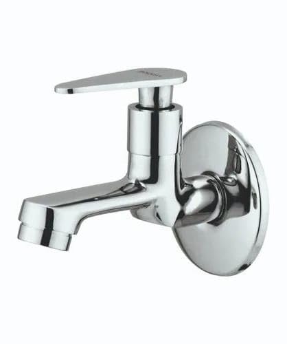 Brass Vignet Short Body Bib Tap with Foam Flow Set of 1 - Image 1