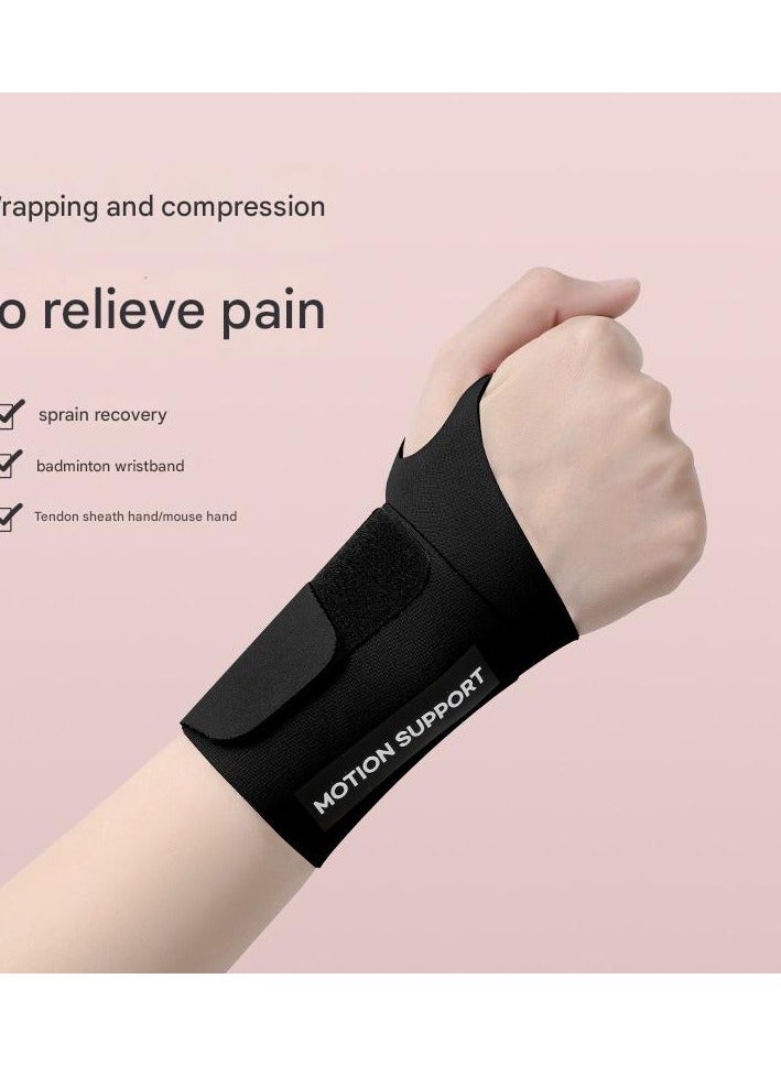Generic Sports Wristband For Women Thin Design Twisted Wrist For Men Tendon Sheath For Fitness Badminton Tennis Sweat Absorbing Special Wrist Cover For Summer - Image 1