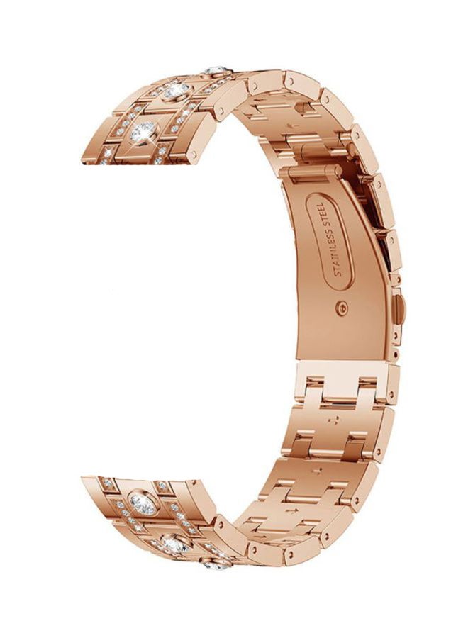 Voberry Replacement Band Wrist Strap For Apple Watch Series 44mm Rose Gold - Image 1