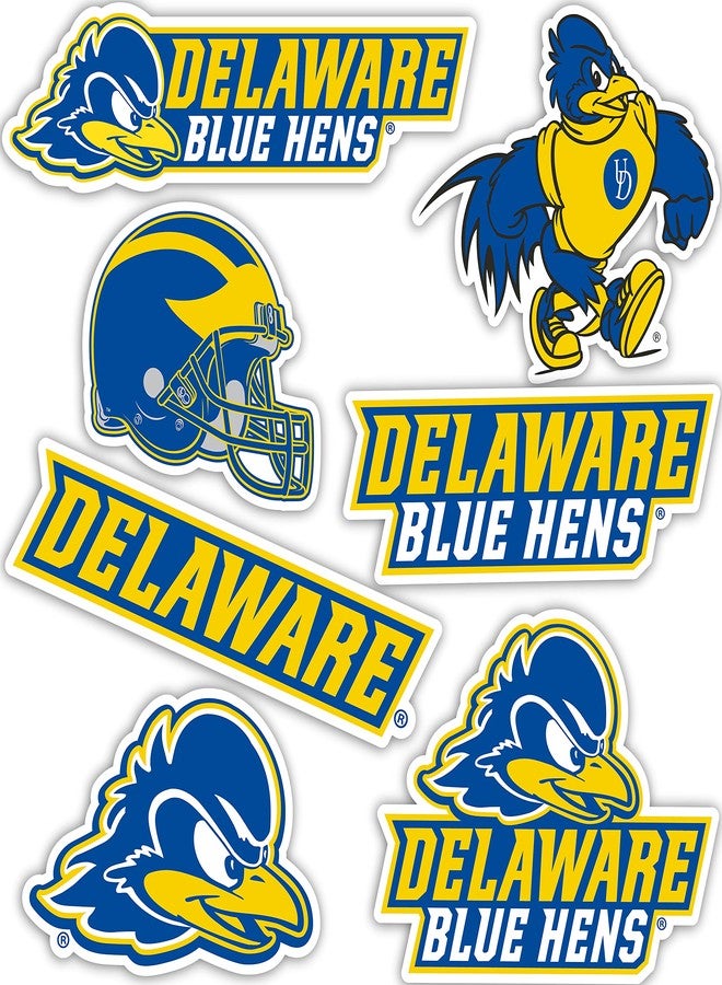 Desert Cactus University of Delaware Sticker Fightin Blue Hens UD Vinyl Decals Laptop Water Bottle Car Scrapbook Sheet T2 (Type 2) - Image 1