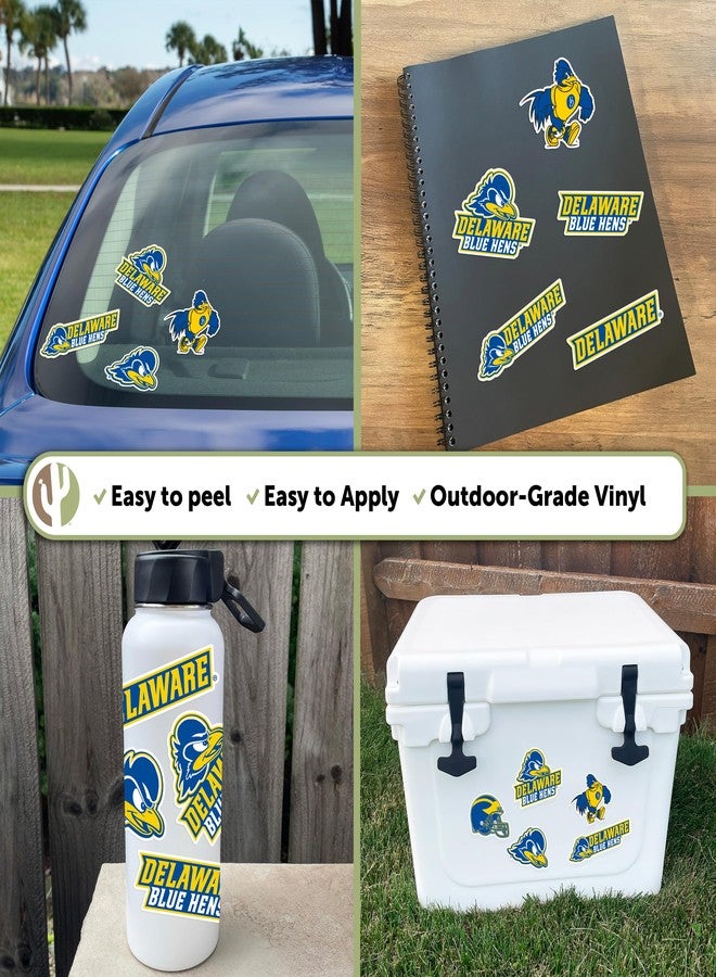 Desert Cactus University of Delaware Sticker Fightin Blue Hens UD Vinyl Decals Laptop Water Bottle Car Scrapbook Sheet T2 (Type 2) - Image 2