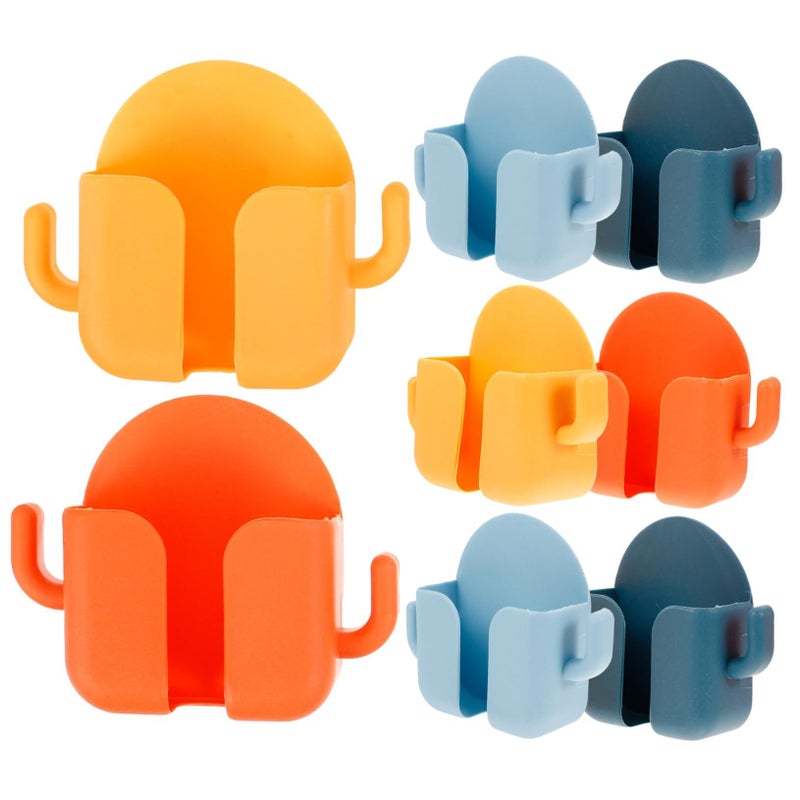 8 Pcs Adhesive Crab Wall Phone Holder Remote Controller Storage Durable Easy Install Home Use - Image 2