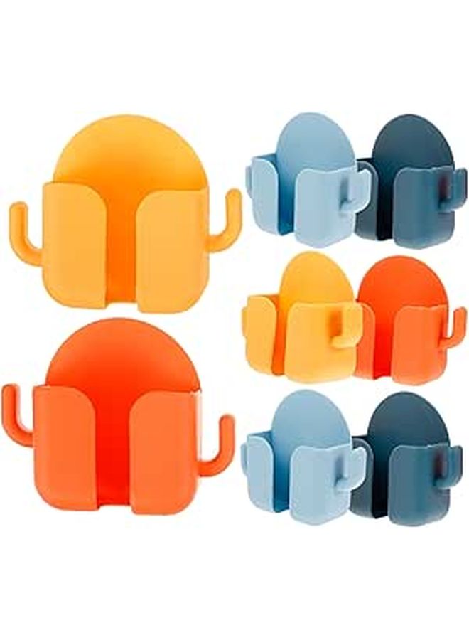 8 Pcs Adhesive Crab Wall Phone Holder Remote Controller Storage Durable Easy Install Home Use - Image 1