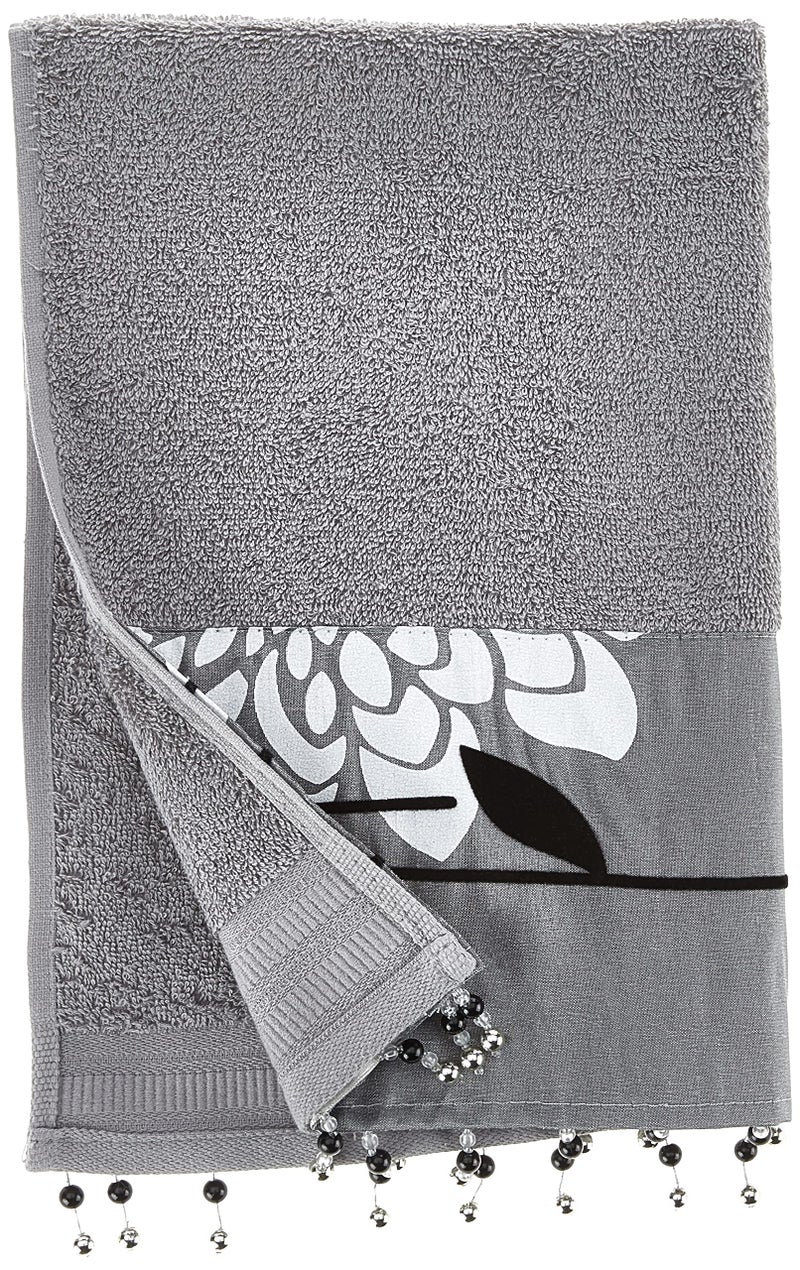 Popular Bath Bath Towels, Erica Collection, 3-Piece Set, Grey - Image 2