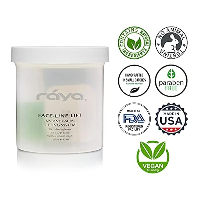 Raya Face-Line Lift (515) | 2 Piece Instant Anti-Aging and Facial Lifting Treatment Kit | Helps Reduce Fine Lines and Wrinkles | Smooths, Fills, and Lifts - Image 4