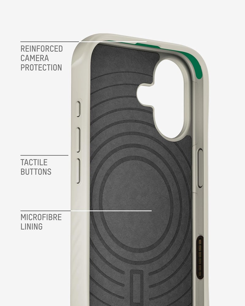 Mous Limitless Case for iPhone 17 6.3 Inches, Compatible with MagSafe (Camera Control Cover), Protective Magnetic Case, Shockproof, Full Camera Protection, Scratch-Resistant Back, Stone - Image 3