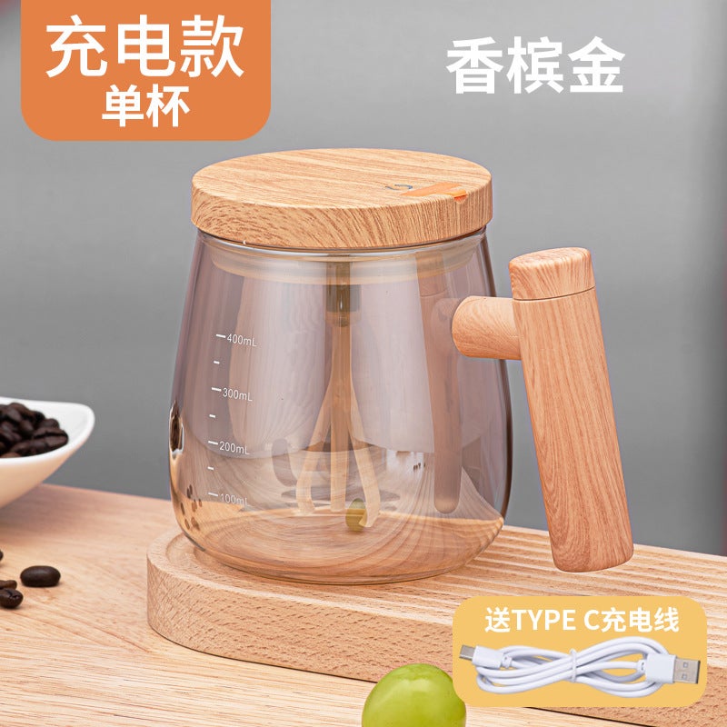 Japanese-Style Automatic Mixing Cup – 400ML Electric Mug for Coffee and Milk - Image 1