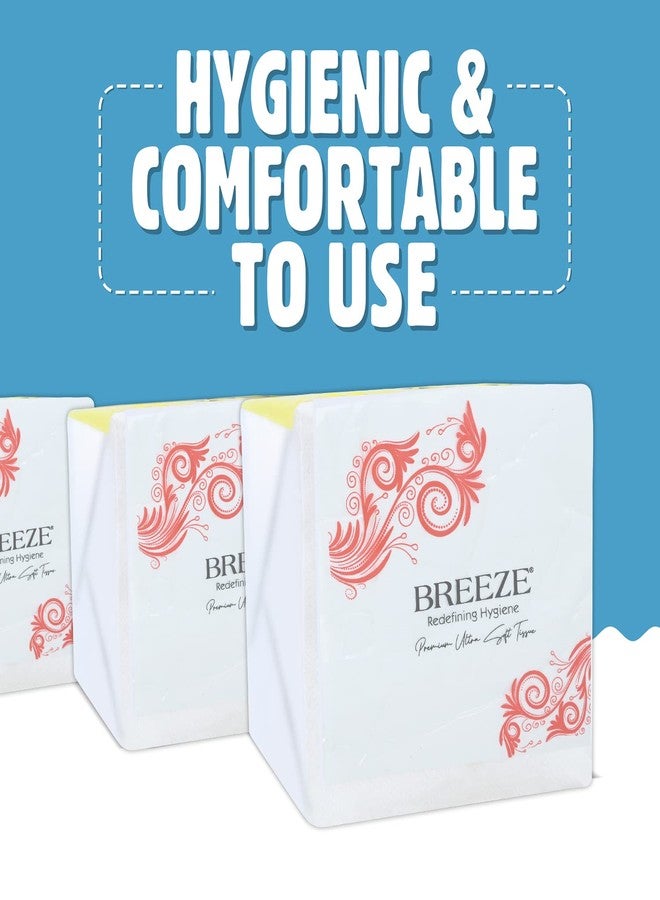 BREEZE BRE004 2 Ply Paper Serviettes Cocktail Napkin Super Soft & More Absorbent Printed Tissue in Multicolor with 50 pulls (Pack of 6/300 tissues) - Image 3