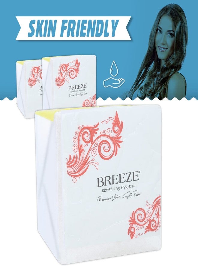 BREEZE BRE004 2 Ply Paper Serviettes Cocktail Napkin Super Soft & More Absorbent Printed Tissue in Multicolor with 50 pulls (Pack of 6/300 tissues) - Image 5