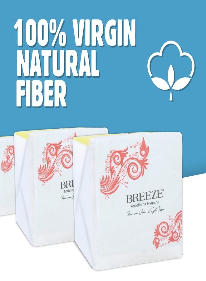 BREEZE BRE004 2 Ply Paper Serviettes Cocktail Napkin Super Soft & More Absorbent Printed Tissue in Multicolor with 50 pulls (Pack of 6/300 tissues) - Image 2
