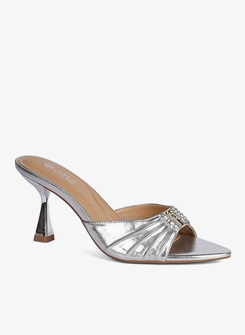 كابلي صنادل نسائية بكعب للمناسبات