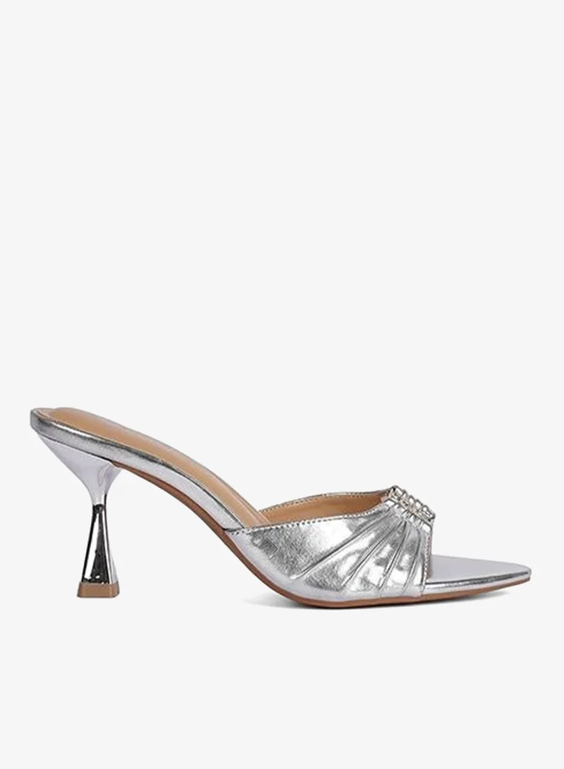 كابلي صنادل نسائية بكعب للمناسبات