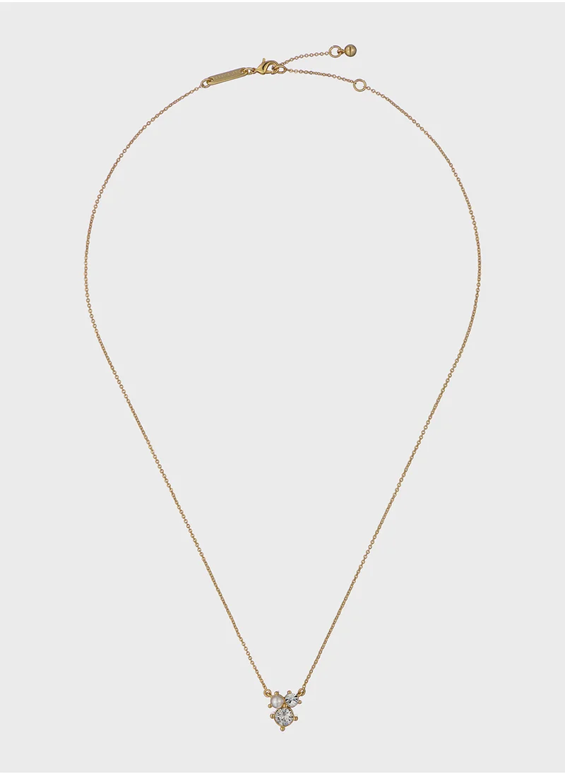 تيد بيكر Chain Detail Drop  Long Necklace