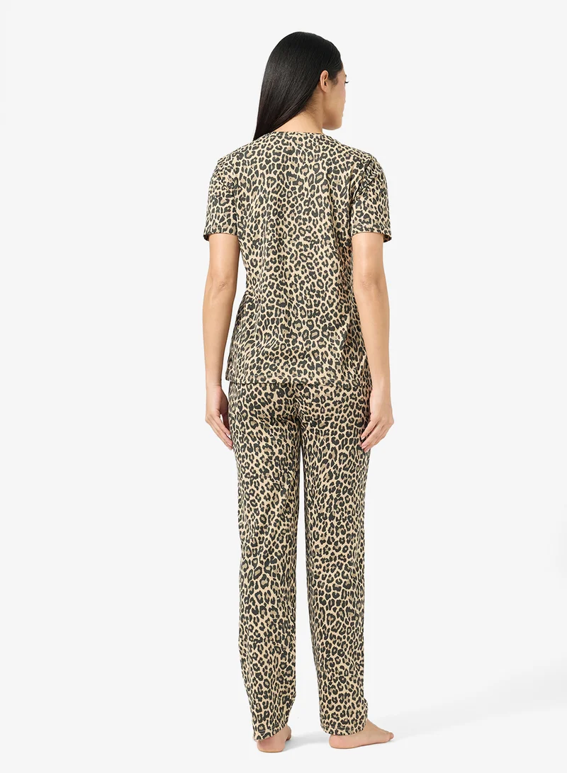 ريبلز مع نمشي Ladies Nightwear Set