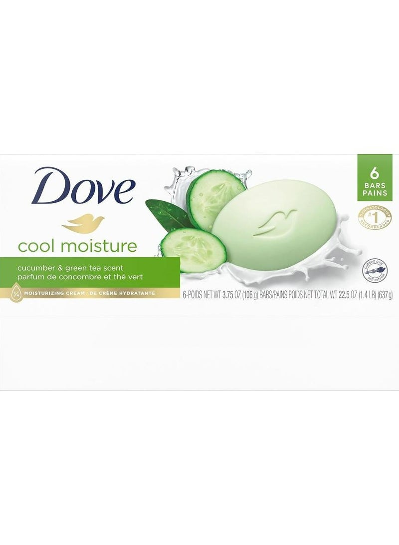 دوف صابون جو فريش لوشن مرطب ومرطب للتجميل، 6 ألواح - Image 2