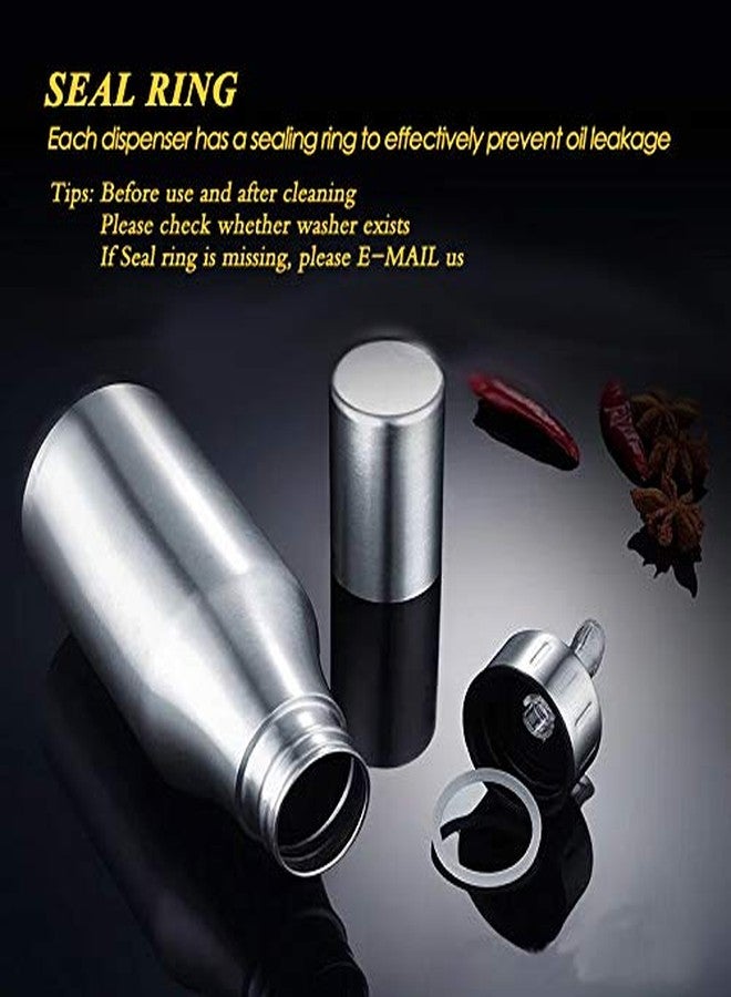 Flyboo Olive Oil Dispenser,Oil Bottle Stainless Steel Leak Proof Olive Oil Decanter for Kitchen - Image 5