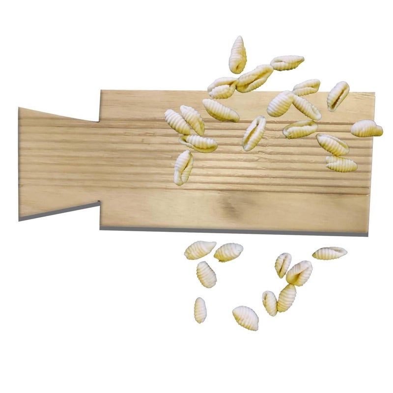 Ervio Wooden Gavvalu Maker Board | Traditional Gavvalu Peeta Chekka Chakka | Sweet Shells Maker for Bellam Gavvalu, Gujiya, Kajjikayalu | Wooden Gnocchi & Pasta Shaper Tool - Image 1