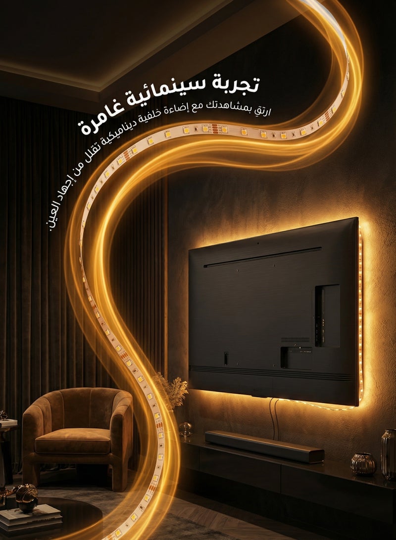 زيريفام شريط إضاءة LED، 5 أمتار، 3000 كلفن، 8 مم، شريط إضاءة LED فائق السطوع، يعمل بالطاقة عبر منفذ USB 5 فولت، إضاءة مرنة توضع أسفل الخزانة، مناسبة لغرفة النوم والمطبخ وإضاءة مرآة التجميل المنزلية وديكور خزانة غرفة النوم وديكور القوارب (أبيض دافئ) - Image 5