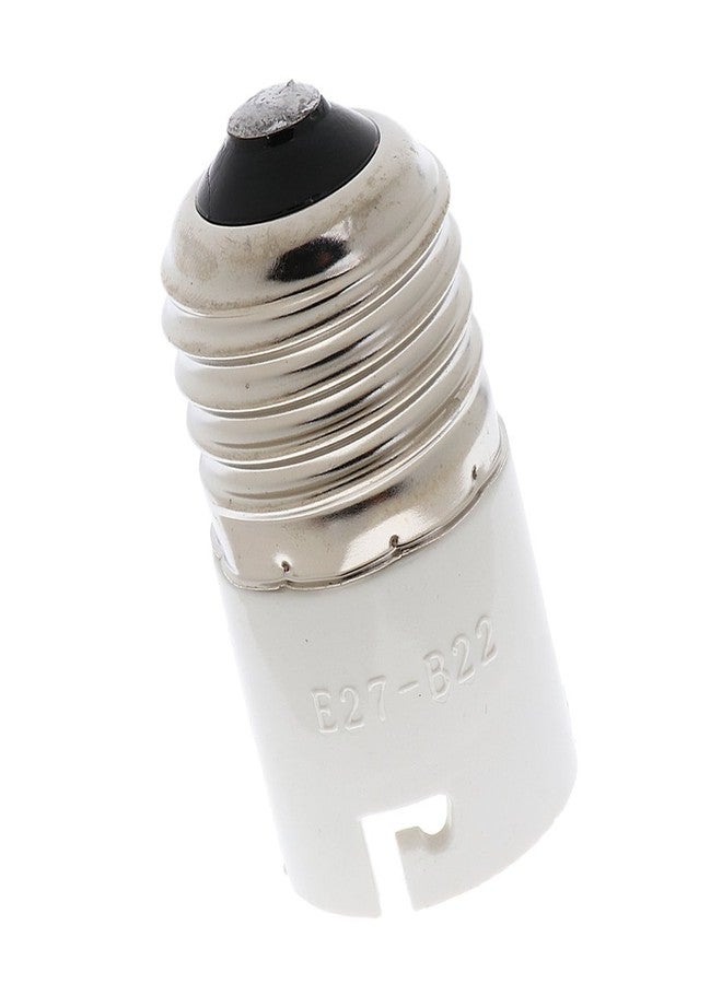 Truvic Plastic Bulbs Adapter Converter, White, Pack of 1 - Image 3