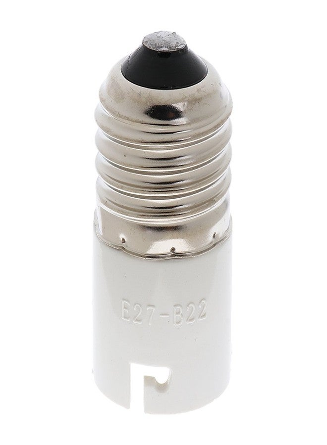 Truvic Plastic Bulbs Adapter Converter, White, Pack of 1 - Image 1