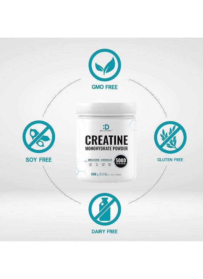 DEAL SUPPLEMENT Instant Creatine Monohydrate Powder 120 Servings - 5000Mg(5G) Per Serving | Unflavored Micronized Creatine | Improve Performance & Preworkout Recovery | Vegan, Keto | Non-Gmo, No Filler  - Image 3