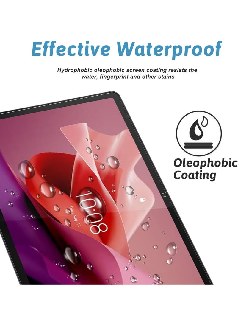واقي شاشة لجهاز لينوفو تاب P12 مقاس 12.7 بوصة 2023 TB-370FU، غشاء زجاجي مقوى 9H، واقي شاشة شفاف عالي الدقة - Image 3