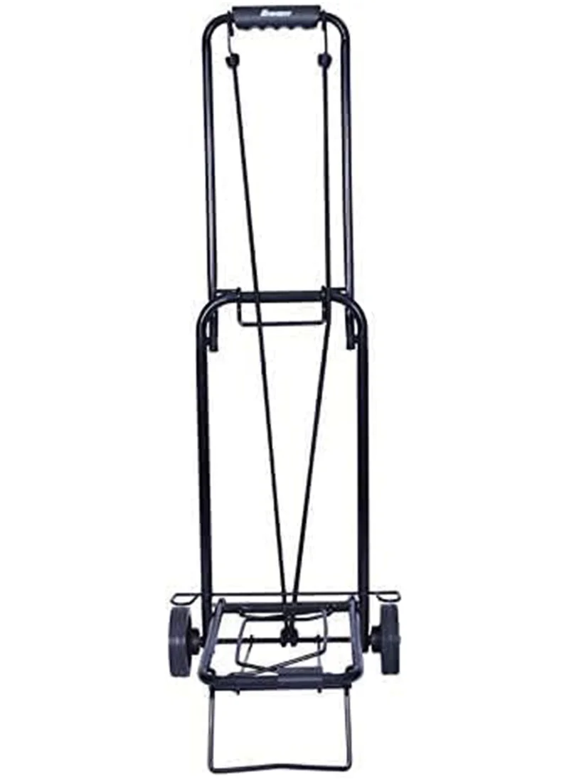 إيمينينت Luggage Carrier Lightweight 2 Wheels Portable Foldable Cart Dolly Collapsible with Bungee Cords Black 501HT Black