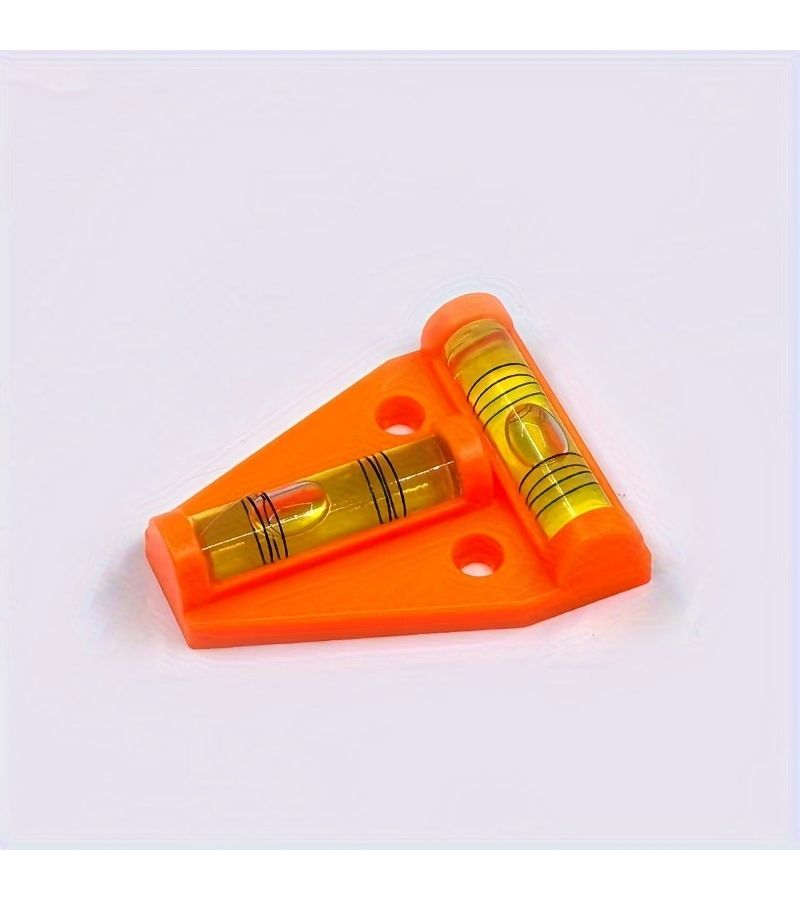 T-Shaped Magnetic Spirit Level Yellow 2D Bubble with Mounting Hole - Image 3
