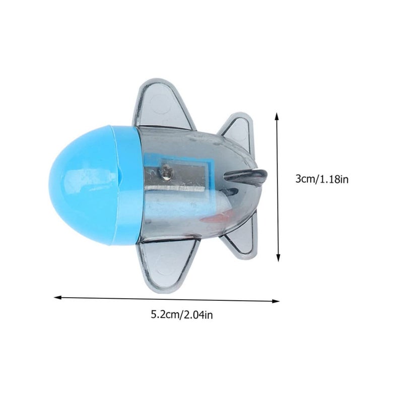 15 Piece Plastic Single Hole Pencil Sharpener with Lid Portable for School Home Office Random Color - Image 3
