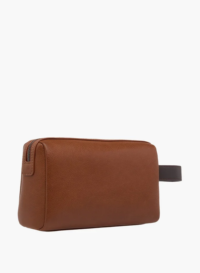 دوتشيني Striped Pouch with Zip Closure