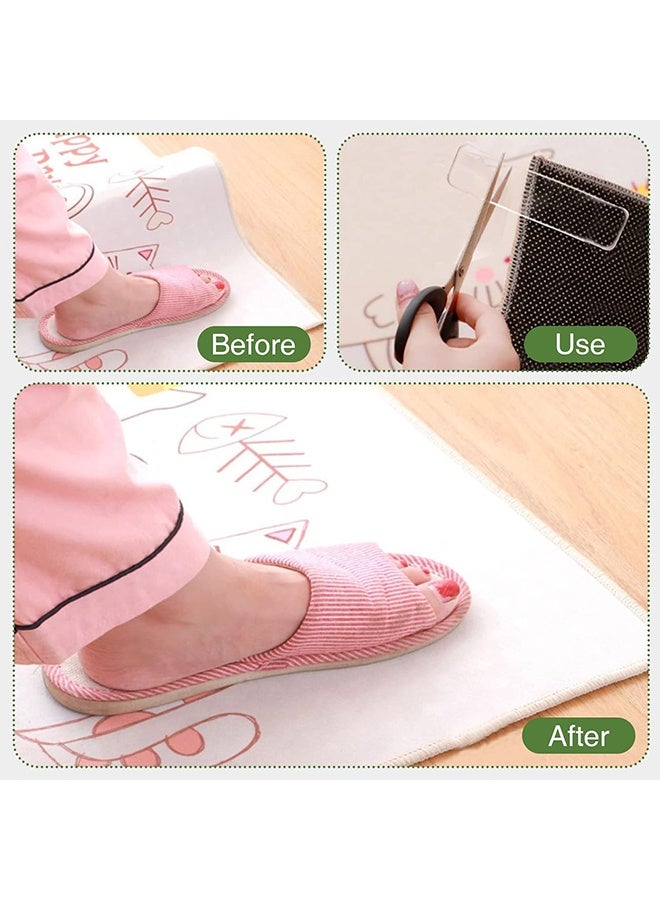 300 PCS Double Sided Tape Heavy Duty Reusable Double Sided Tape Transparent Nano Glue Seamless Self Adhesive Waterproof Seamless Wall Stickers Washable Tape - Image 4