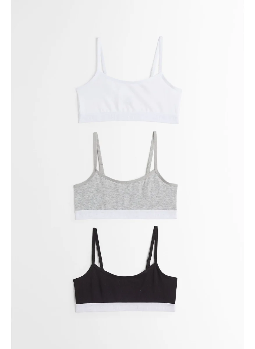 H&M 3-Pack Jersey Tops