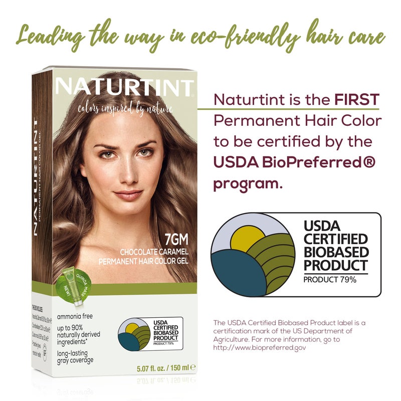 Naturtint 7GM Chocolate Caramel Permanent Hair Color (Pack of 6), Ammonia Free, Vegan, Cruelty Free, up to 100% Gray Coverage, Long Lasting Results (Packaging may vary) - Image 3
