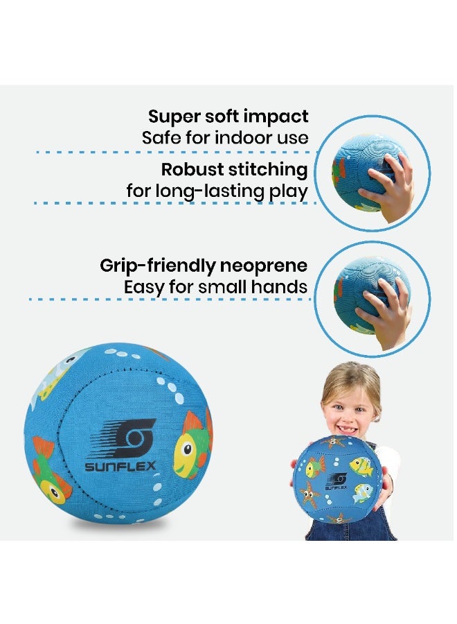 صنفليكس كرة صن فليكس يونغستر سيوورلد من النيوبرين  كرة لعب للأطفال للرمي والالتقاط والأنشطة المائية والخارجية - Image 3